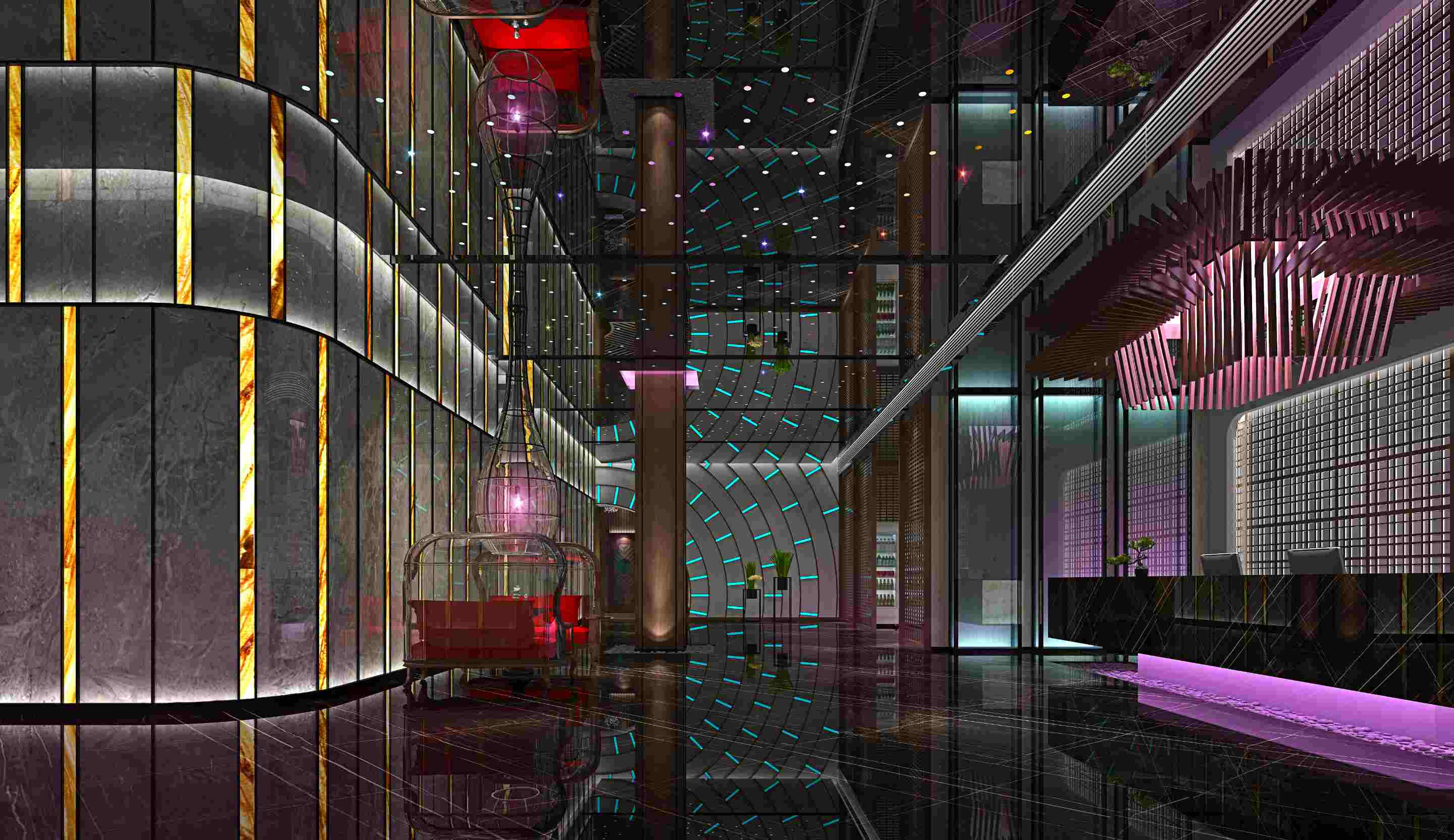 貴州K歌沐足會所丨五彩斑斕，霓虹璀璨，眾元素的碰撞相生